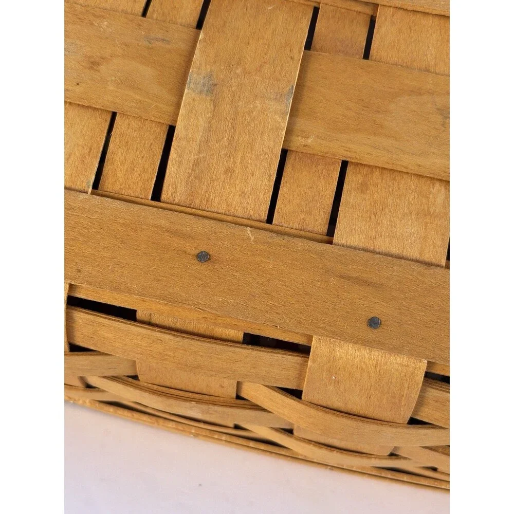 Longaberger Rectangle Bread Basket 1999  Liner Protector Set
